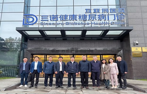 长沙市卫生健康委党组书记刘佳勇一行莅临bg大游生物调研