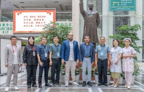 阿联酋卫生领域高层代表团访问bg大游生物 共探智慧医疗合作新机遇